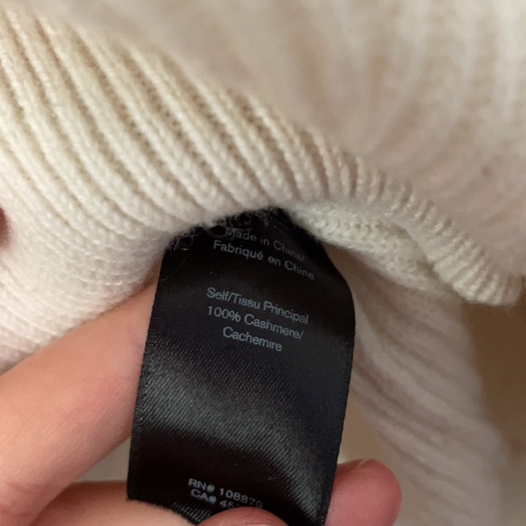 rag & bone Cream Crew Neck Sweater - Picture 3 of 10